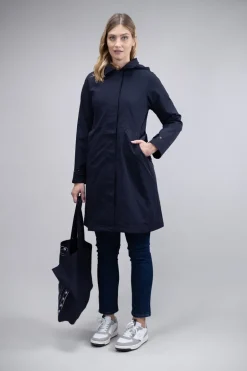 Harcour Tweeta Long Trench Coat|Femme Vestes & Blousons